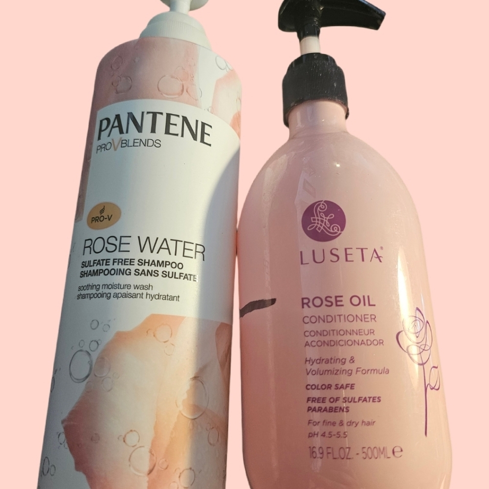 rose shampoo & conditioner